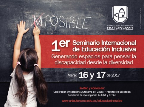 I Seminario Internacional En Educación Inclusiva | Corporación ...