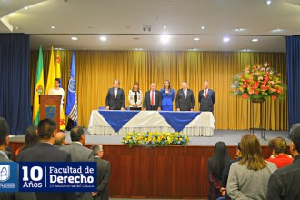 La Comunidad Uniautónoma del Cauca celebró el cumpleaños número 10 de la Facultad de Derecho Ciencias Sociales y Políticas