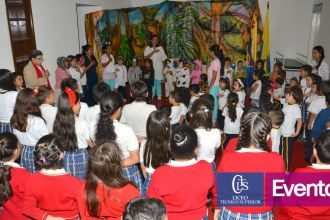 Niñas y niños del Liceo Técnico Superior celebraron los valores académicos 