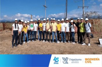 Ingeniería Civil en acción: Estudiantes de Uniautónoma exploran proyecto de construcción en Popayán 