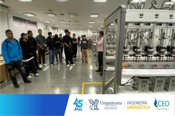 Estudiantes de Ingeniería Energética de Uniautónoma y CEO fortalecen su formación con visita técnica a laboratorios de innovación