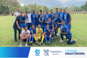 Uniautónoma del Cauca conquista la Copa TUNI y alcanza la cima del fútbol universitario regional